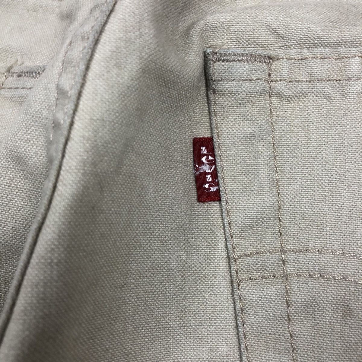 Levi's Vintage Levi’s 551 Beige Jeans 34x32 Size US 34 / EU 50 - 20 Thumbnail