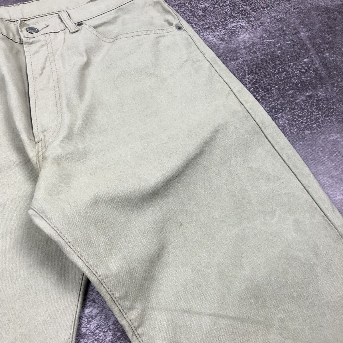 Levi's Vintage Levi’s 551 Beige Jeans 34x32 Size US 34 / EU 50 - 10 Thumbnail