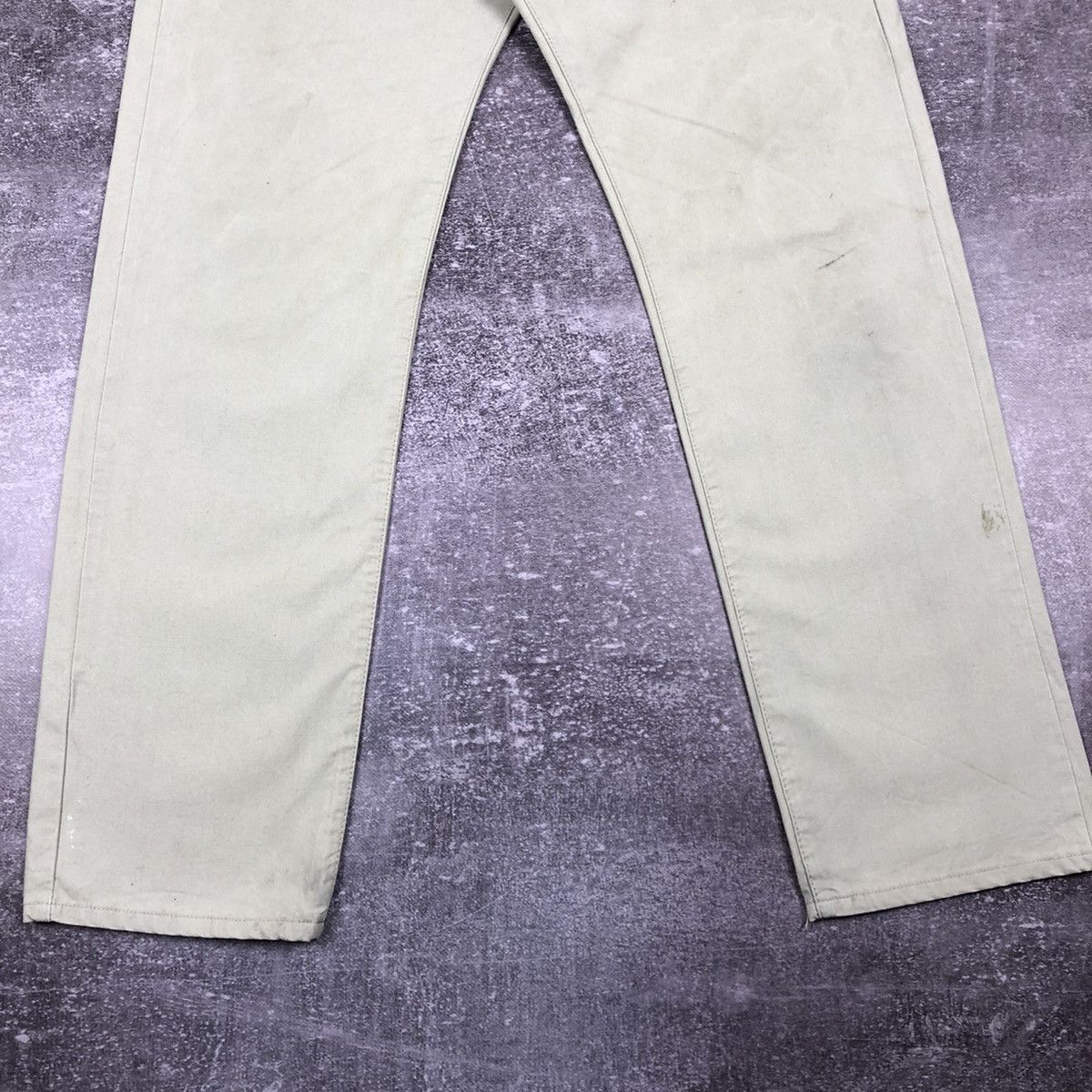 Levi's Vintage Levi’s 551 Beige Jeans 34x32 Size US 34 / EU 50 - 6 Thumbnail