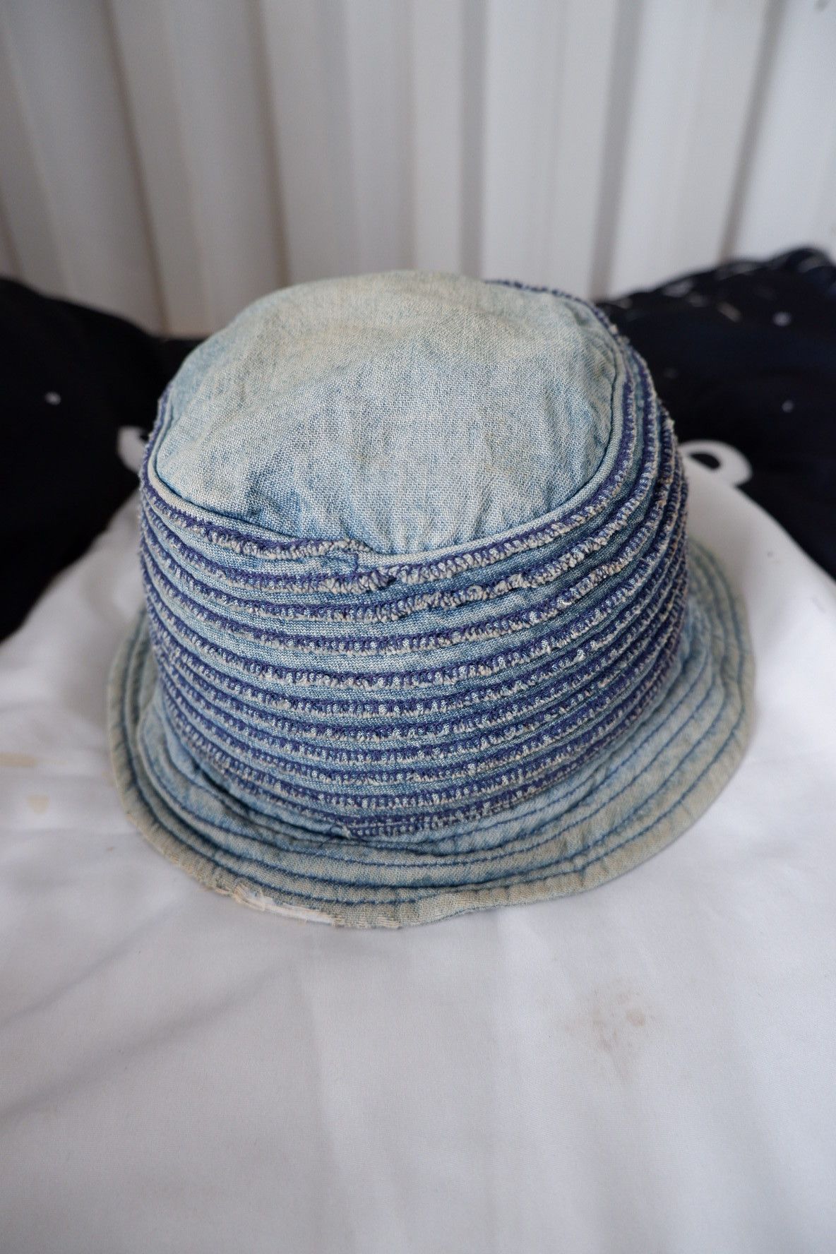 Japanese Brand Vintage Distressed Bucket Hat Size ONE SIZE - 1 Thumbnail