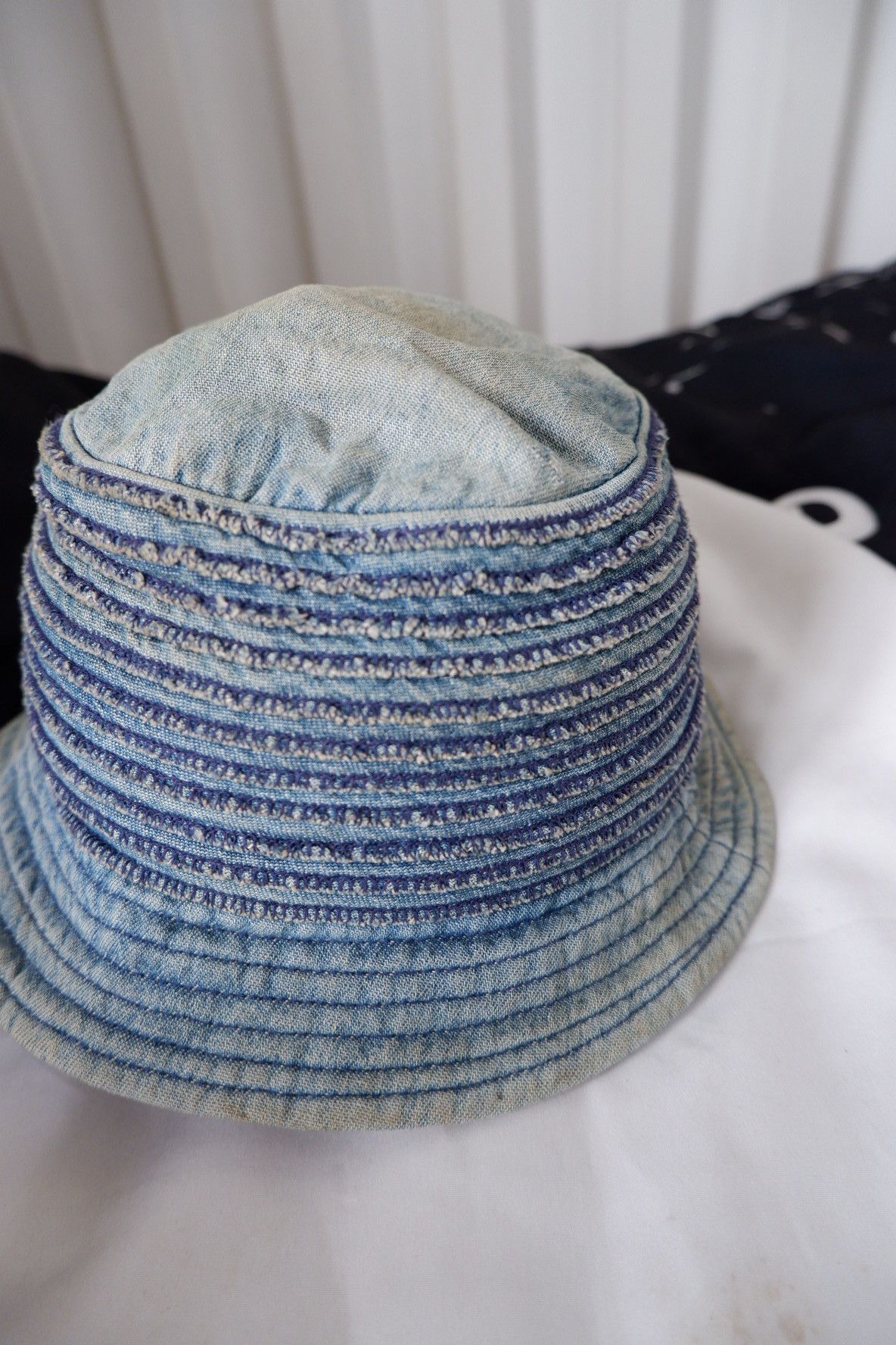 Japanese Brand Vintage Distressed Bucket Hat Size ONE SIZE - 2 Thumbnail