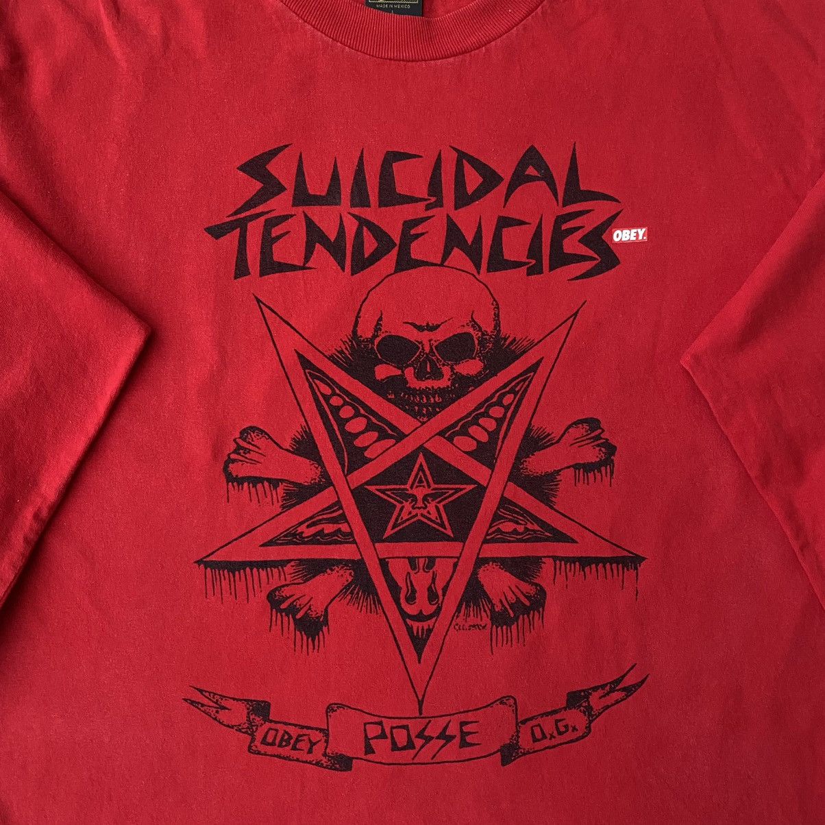 Band Tees × Obey Obey x Suicidal Tendencies 2013 Tshirt Size US L / EU 52-54 / 3 - 3 Thumbnail