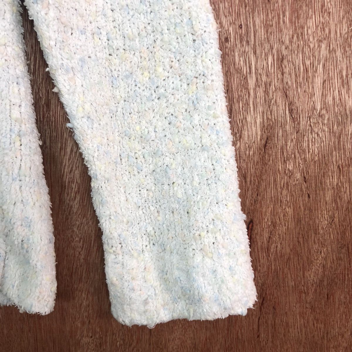 Homespun Knitwear Love City White Mohair Shag Shaggy Knitwear #c412 Size US M / EU 48-50 / 2 - 4 Thumbnail