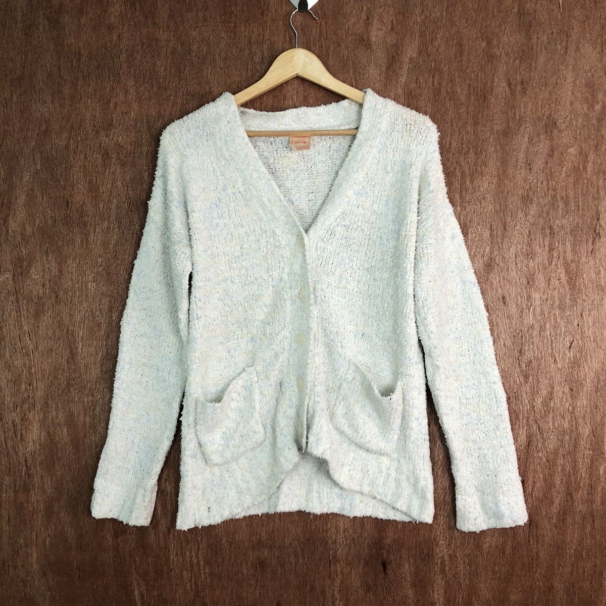 Homespun Knitwear Love City White Mohair Shag Shaggy Knitwear #c412 Size US M / EU 48-50 / 2 - 1 Thumbnail