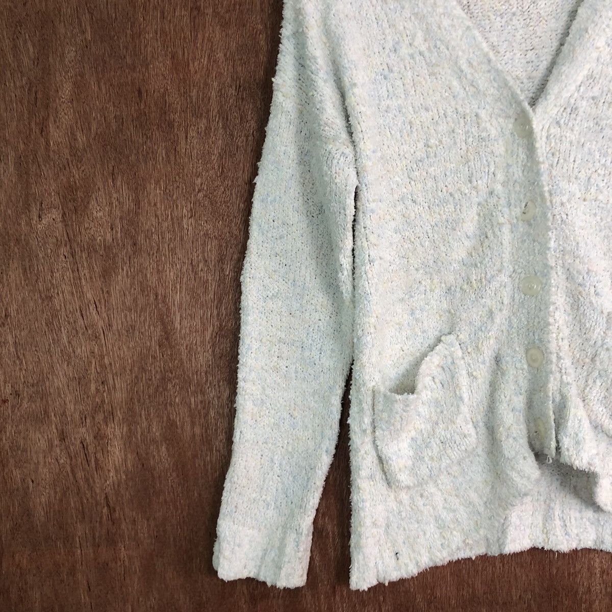 Homespun Knitwear Love City White Mohair Shag Shaggy Knitwear #c412 Size US M / EU 48-50 / 2 - 7 Thumbnail