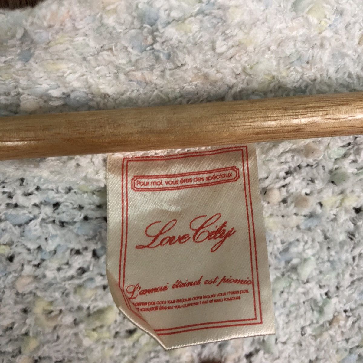 Homespun Knitwear Love City White Mohair Shag Shaggy Knitwear #c412 Size US M / EU 48-50 / 2 - 9 Thumbnail