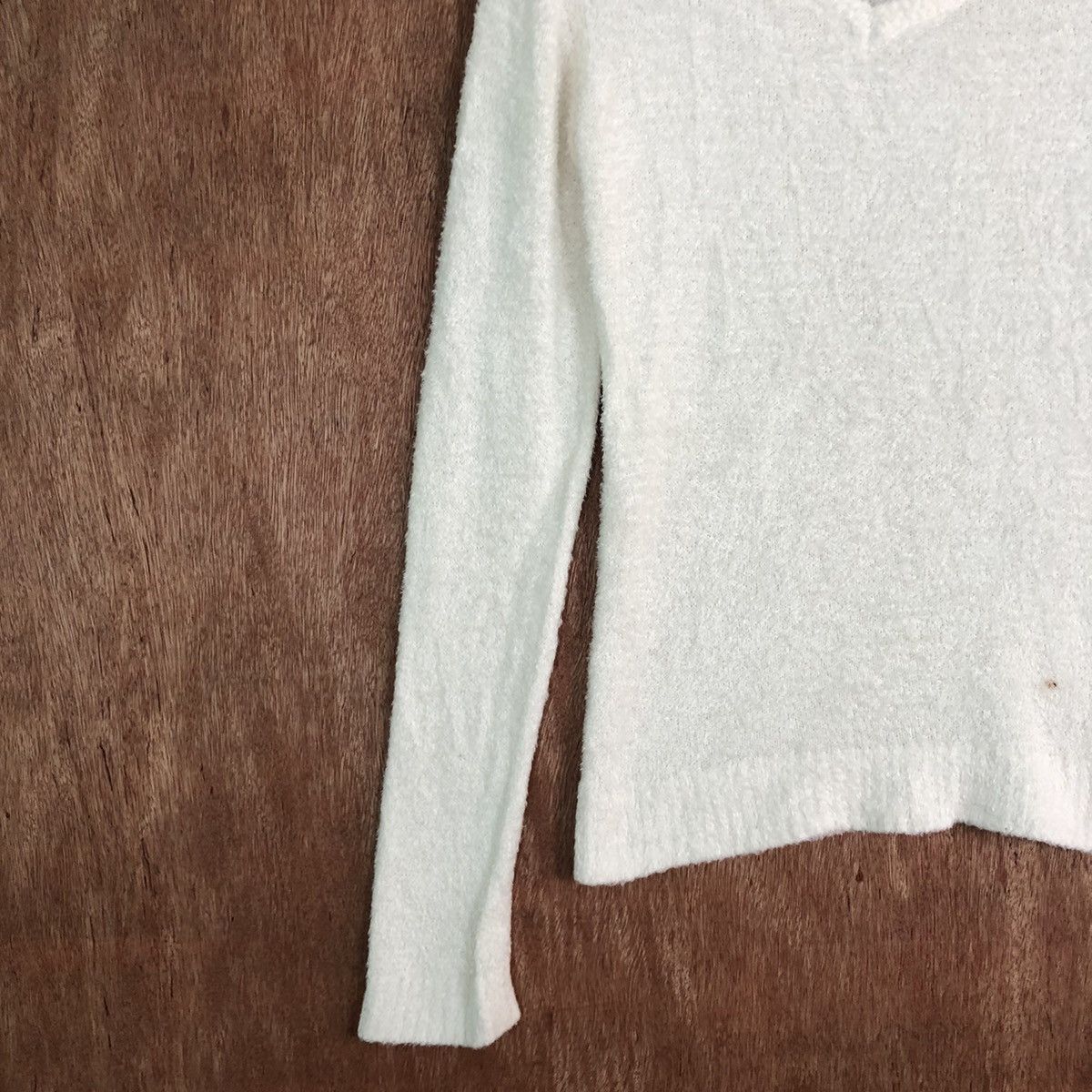 Japanese Brand DLL The Emporium Ehite Mohair Shag Shaggy Knitwear #c416 Size US S / EU 44-46 / 1 - 7 Thumbnail