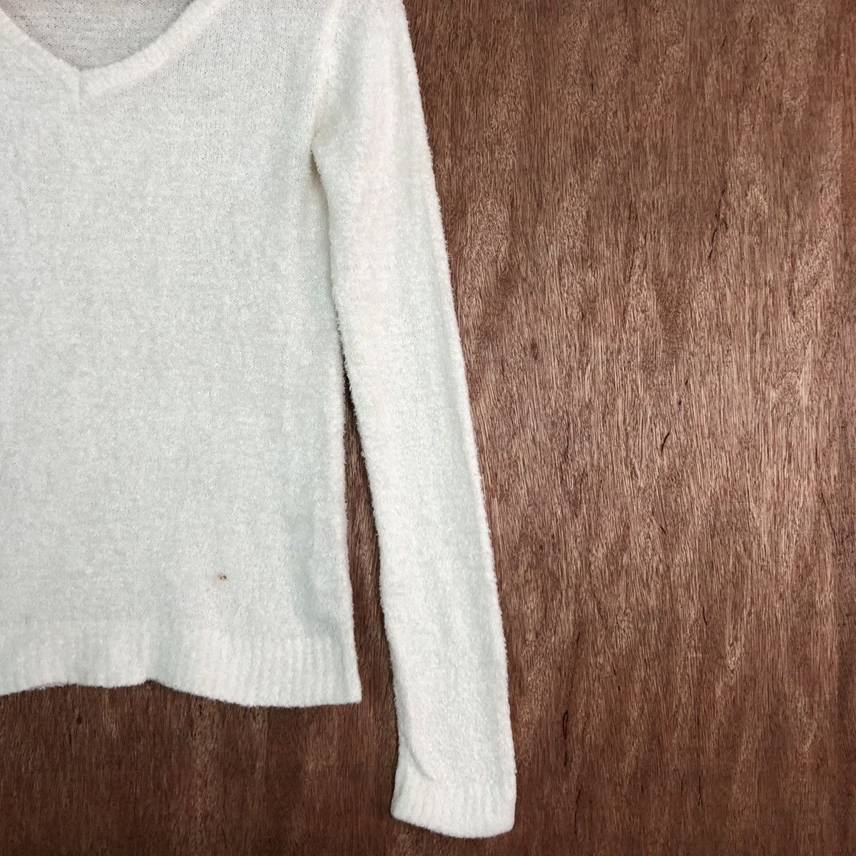 Japanese Brand DLL The Emporium Ehite Mohair Shag Shaggy Knitwear #c416 Size US S / EU 44-46 / 1 - 5 Thumbnail