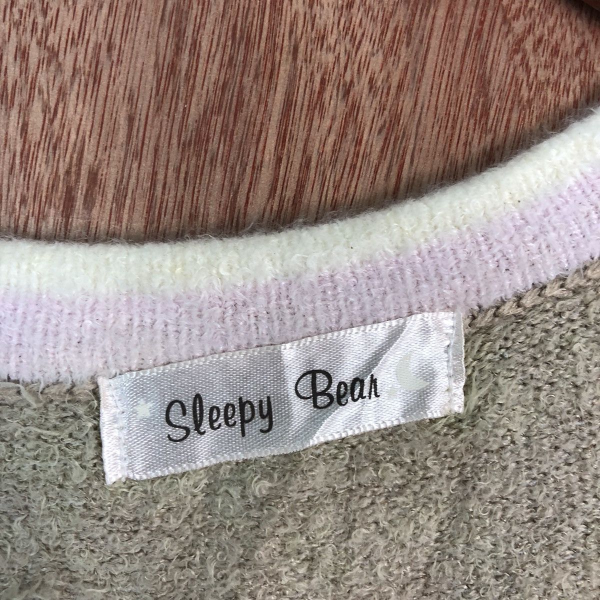 Japanese Brand Sleepy Bean japan mohair knitwear Brown Cardigan #c409 Size US L / EU 52-54 / 3 - 8 Thumbnail