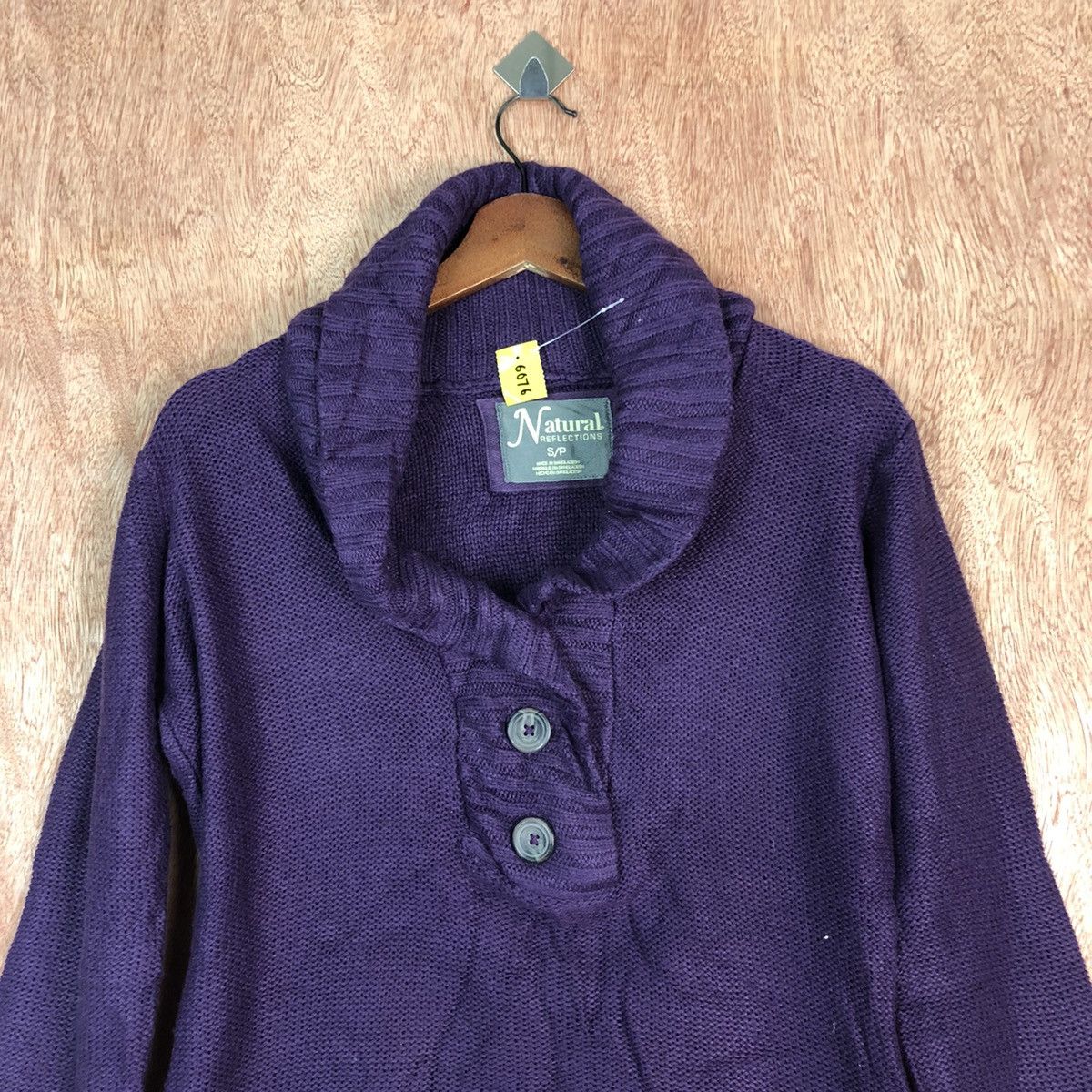 Homespun Knitwear Natural Reflections Purple Knitwear japan #6076 Size US S / EU 44-46 / 1 - 2 Thumbnail