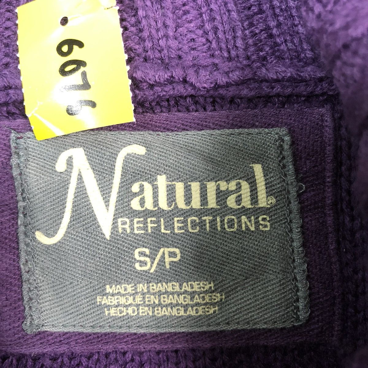 Homespun Knitwear Natural Reflections Purple Knitwear japan #6076 Size US S / EU 44-46 / 1 - 8 Thumbnail