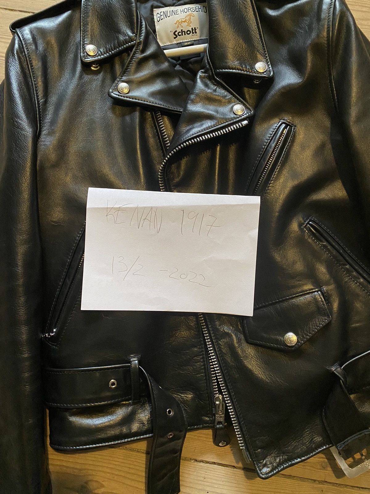 Schott Schott 618 HH horsehide Perfecto Motorcycle Jacket Grailed