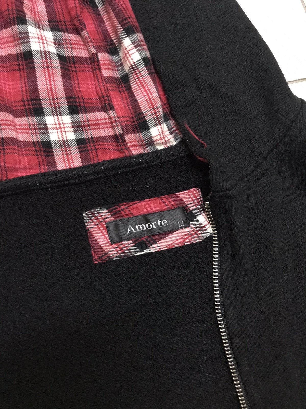 Japanese Brand Vintage Japanese Brand Amorte Black Hoodie Size US M / EU 48-50 / 2 - 6 Thumbnail