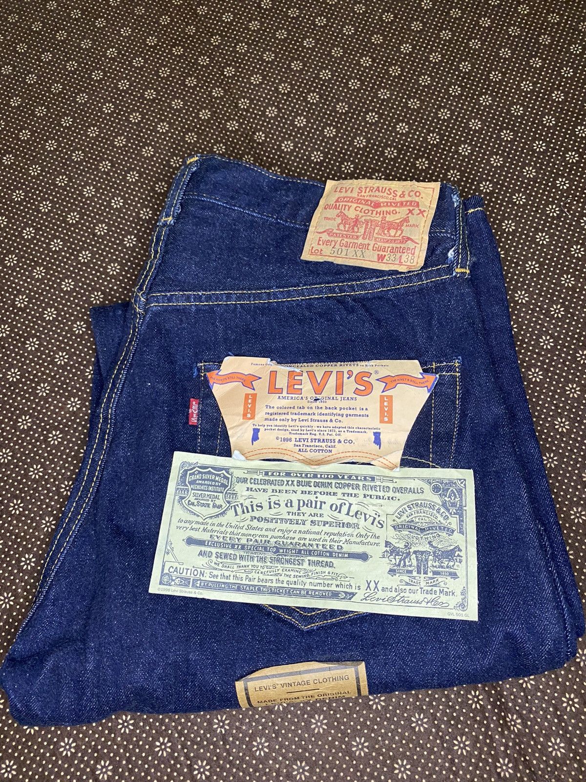 Levi's × Levi's Vintage Clothing × Vintage LEVI'S501xx Valencia Rigid  Reproduction 1955 Model Deadstock | Grailed