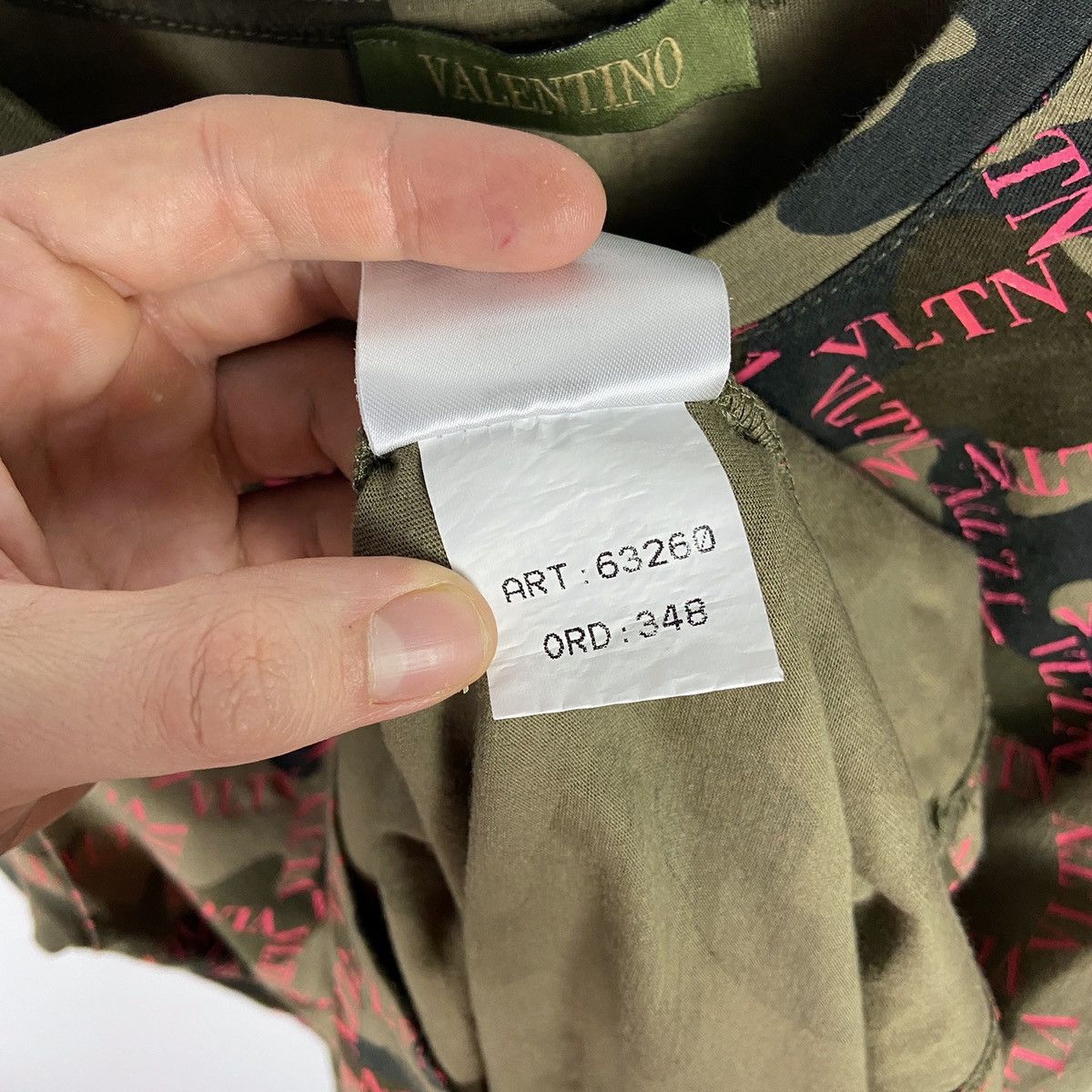 Valentino Vintage Valentino Monogram Camo Woman XL size tee Size US M / EU 48-50 / 2 - 7 Thumbnail