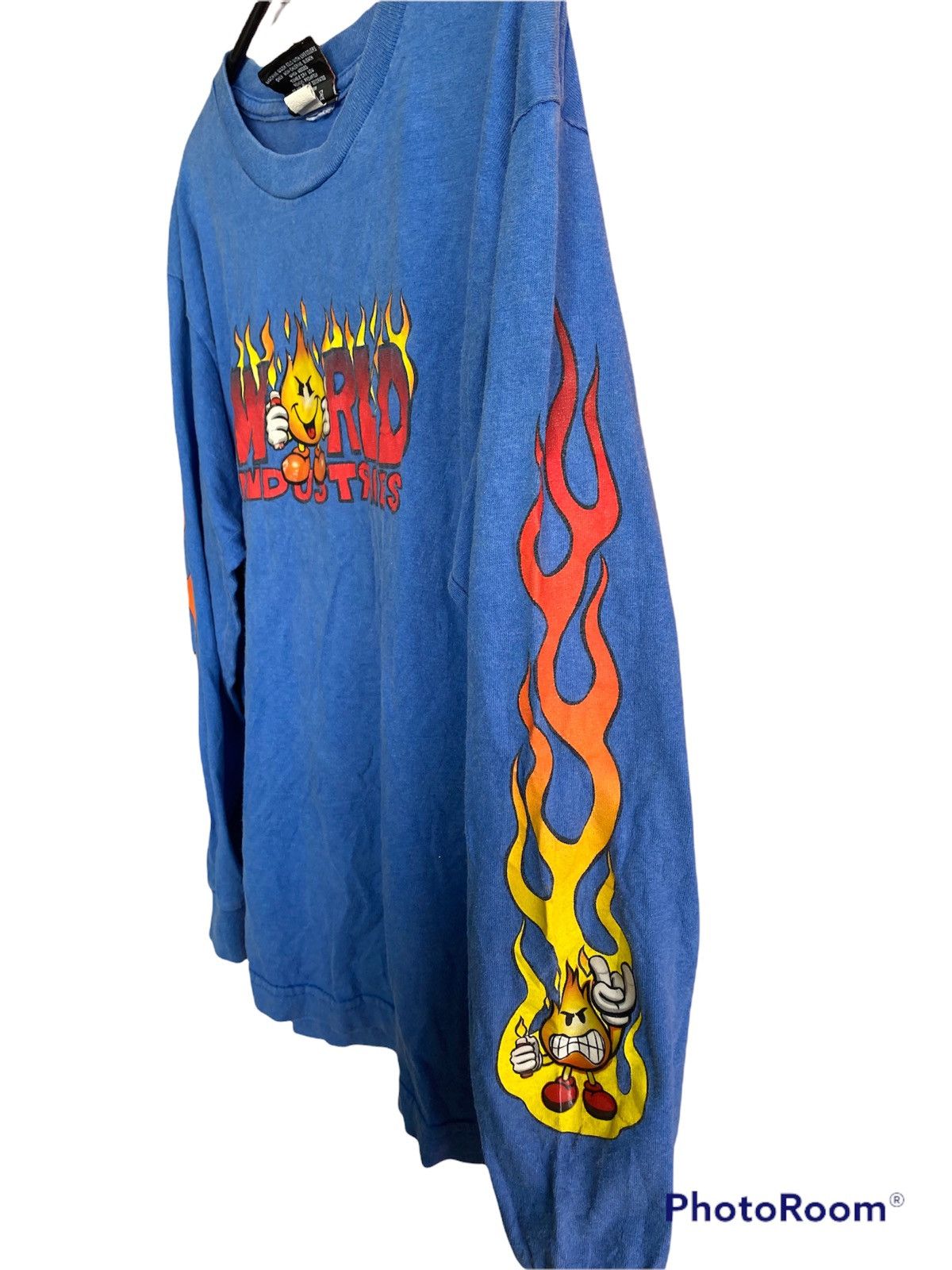 Vintage VINTAGE WORLD INDUSTRIES FLAME SHIRT Size US S / EU 44-46 / 1 - 3 Thumbnail