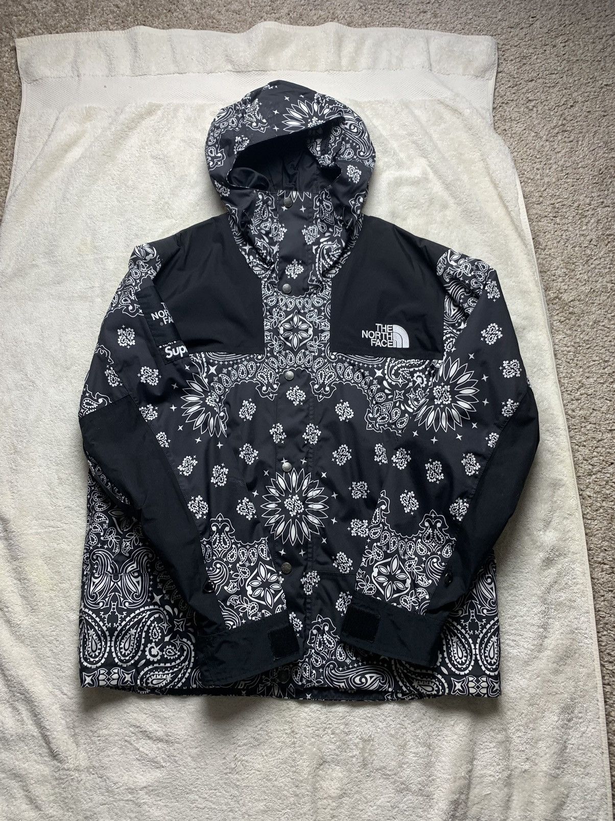 Supreme The North Face Bandana Mountain Parka | Grailed