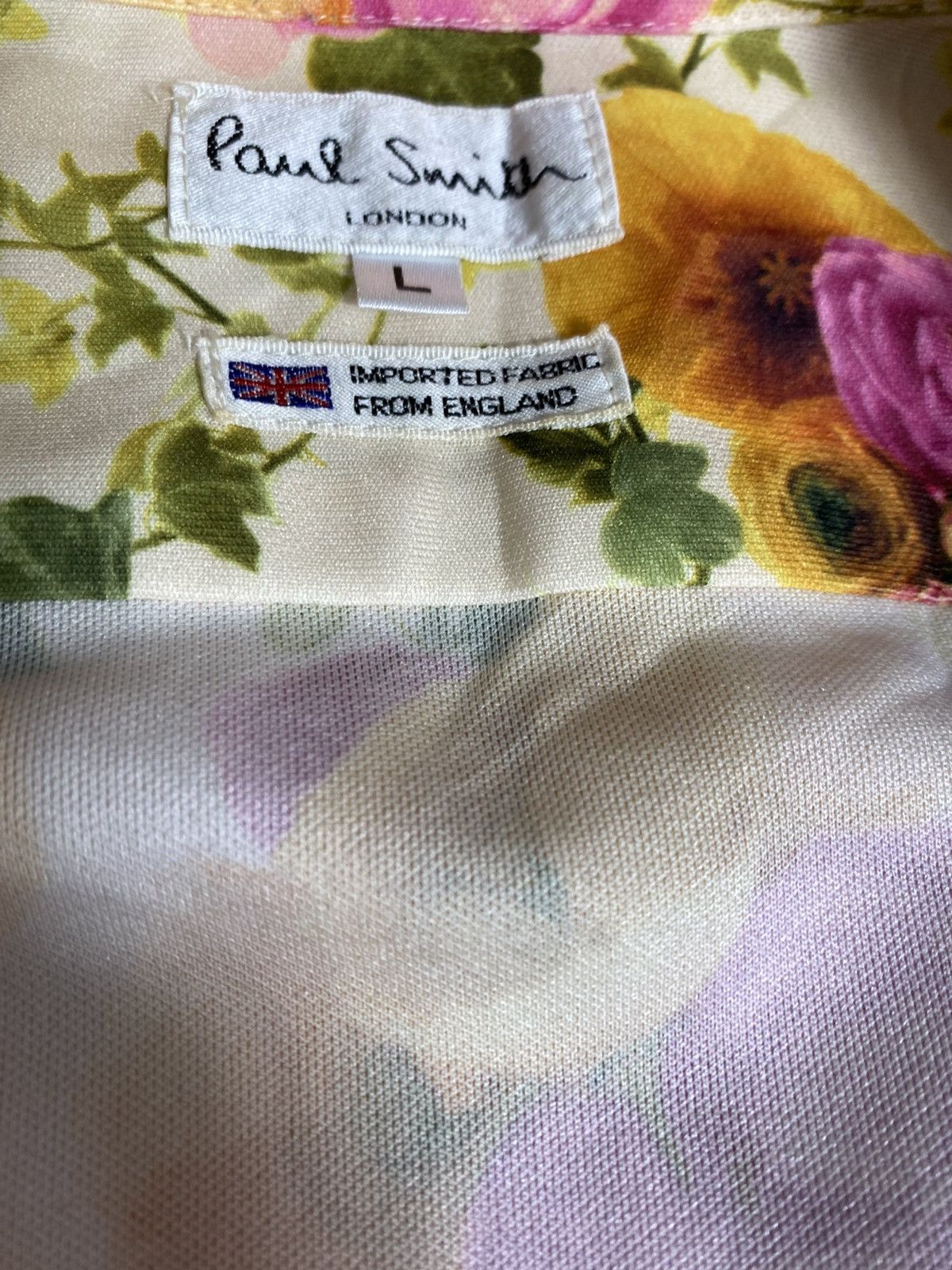 Paul Smith Vintage Paul Smith floral Polyester Size US L / EU 52-54 / 3 - 3 Thumbnail