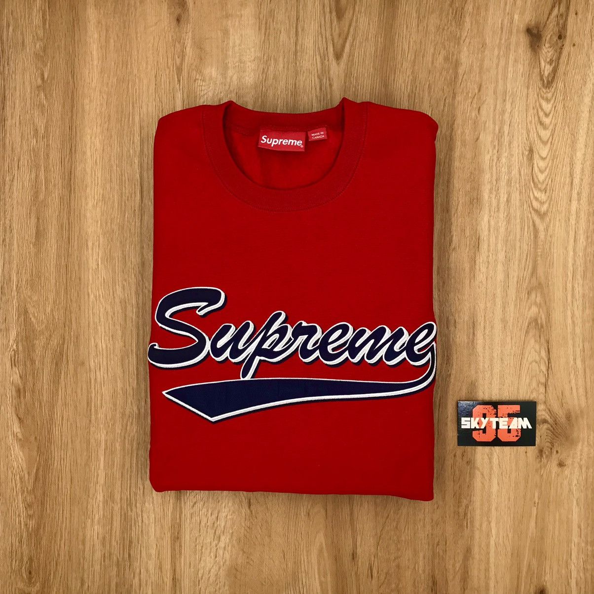 Supreme Supreme Brush Script Crewneck | Grailed