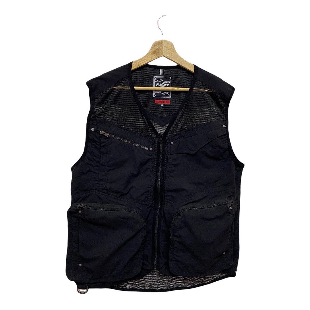 Japanese Brand RARE🔥JAPANESE FIELD CORE HYBRID NET TACTICAL VEST JACKET Size US M / EU 48-50 / 2 - 3 Thumbnail