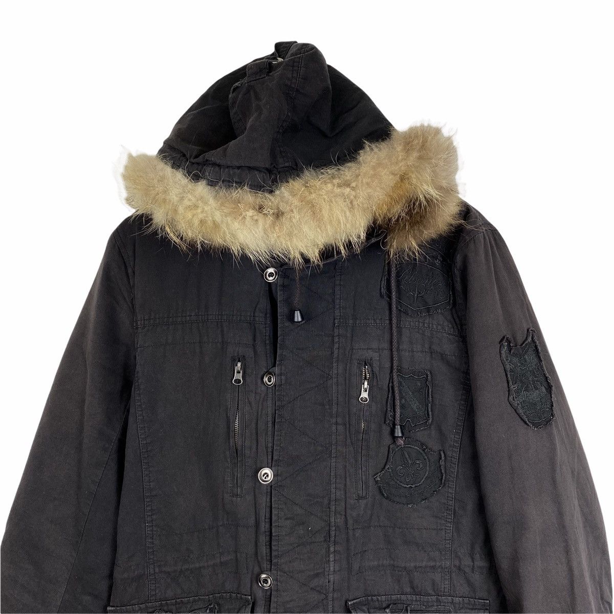 In The Attic × Vintage VINTAGE IN THE ATTIC PATCH DESIGN HOODIE PARKAS JACKET Size US L / EU 52-54 / 3 - 6 Thumbnail