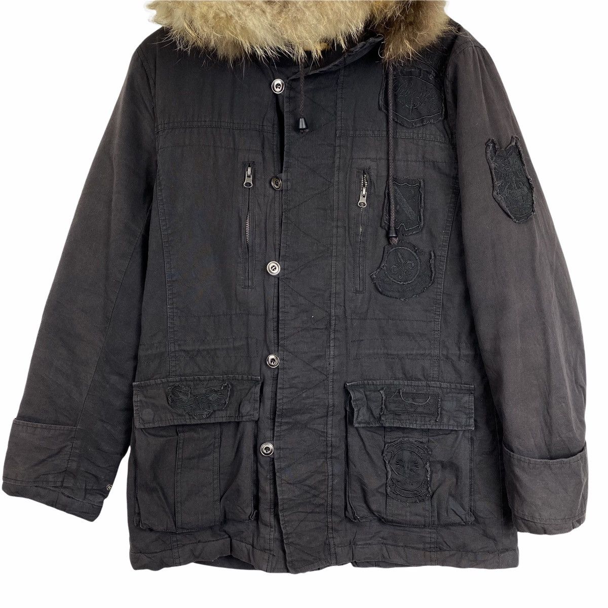 In The Attic × Vintage VINTAGE IN THE ATTIC PATCH DESIGN HOODIE PARKAS JACKET Size US L / EU 52-54 / 3 - 8 Thumbnail