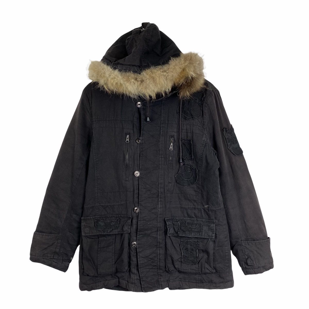In The Attic × Vintage VINTAGE IN THE ATTIC PATCH DESIGN HOODIE PARKAS JACKET Size US L / EU 52-54 / 3 - 2 Thumbnail