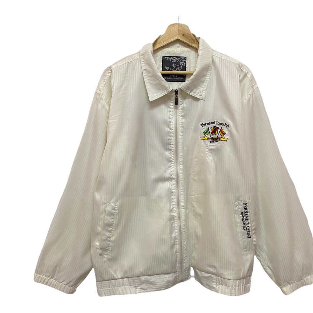 Eidos Napoli × Vintage 🔥VINTAGE FERNAND RAZZINI ITALY EMBROIDERY ZIPPER JACKET Size US M / EU 48-50 / 2 - 9 Thumbnail