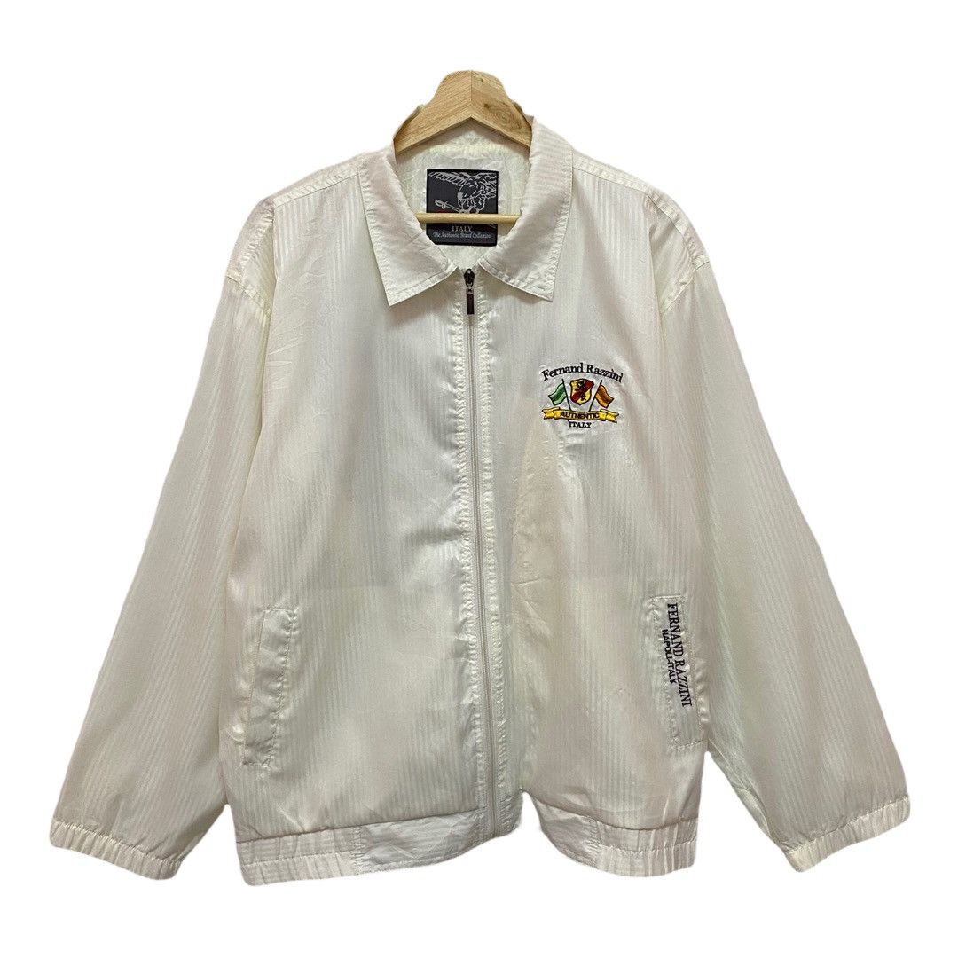 Eidos Napoli × Vintage 🔥VINTAGE FERNAND RAZZINI ITALY EMBROIDERY ZIPPER JACKET Size US M / EU 48-50 / 2 - 5 Thumbnail