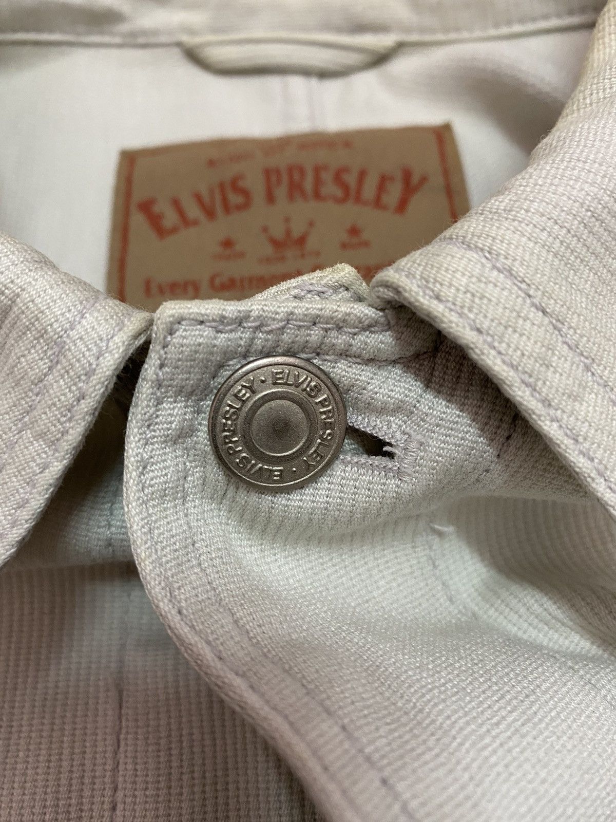 Japanese Brand 🔥VINTAGE ELVIS PRESLEY THE KING OF ROCK CHORE JACKET Size US M / EU 48-50 / 2 - 6 Thumbnail