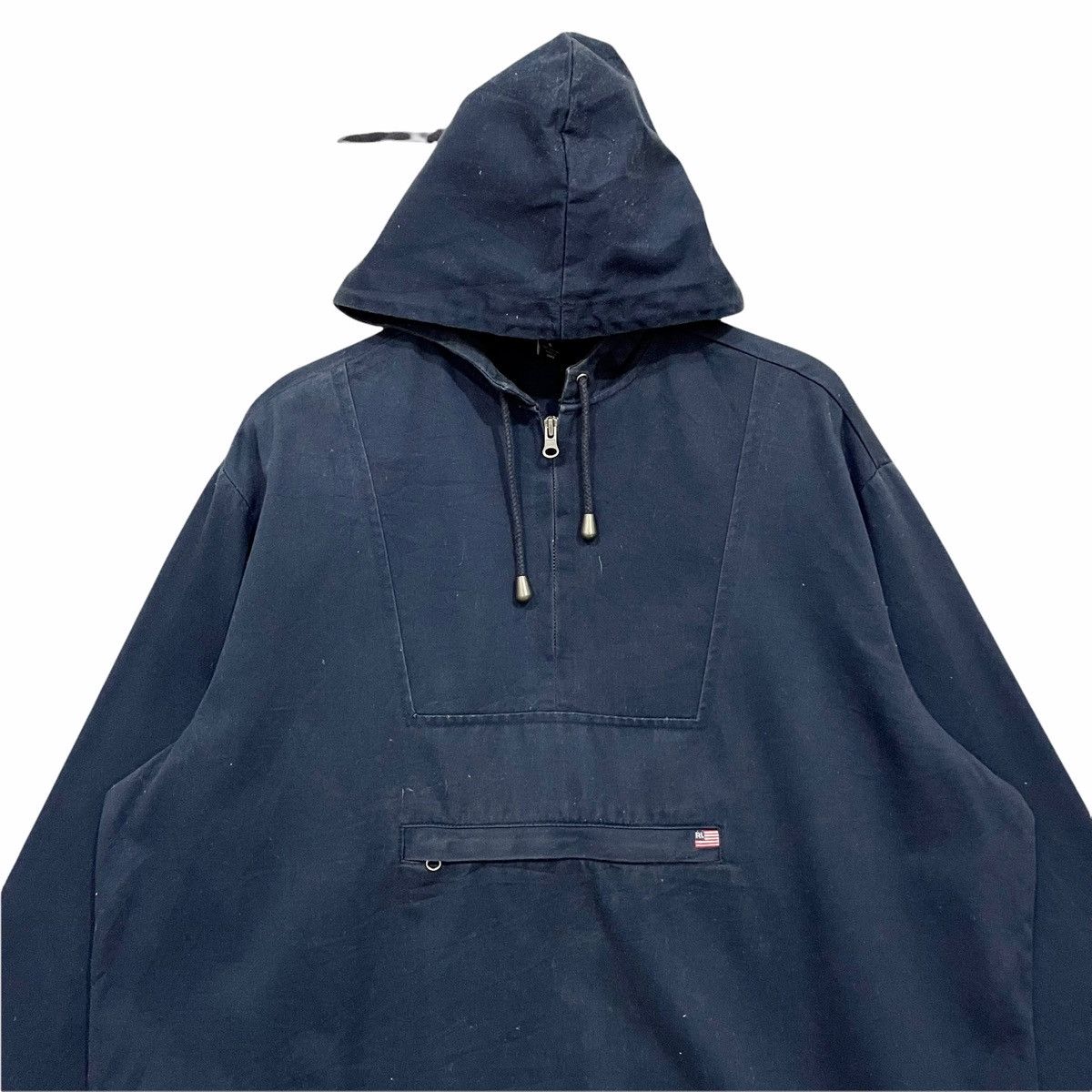 Polo Ralph Lauren Vintage!! Polo Jeans Co Ralph Lauren Anorak Hoodie Size US L / EU 52-54 / 3 - 3 Thumbnail
