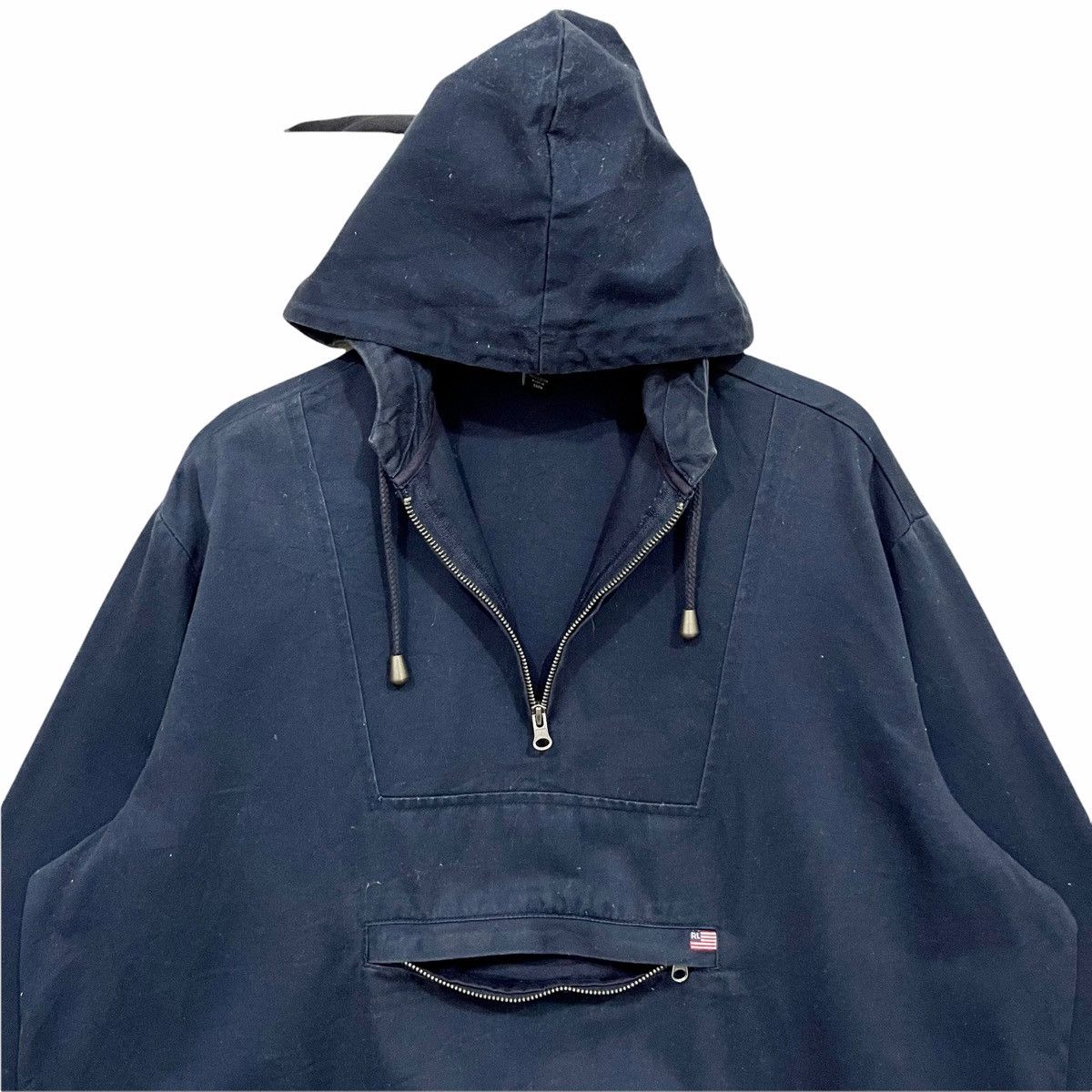 Polo Ralph Lauren Vintage!! Polo Jeans Co Ralph Lauren Anorak Hoodie Size US L / EU 52-54 / 3 - 2 Thumbnail