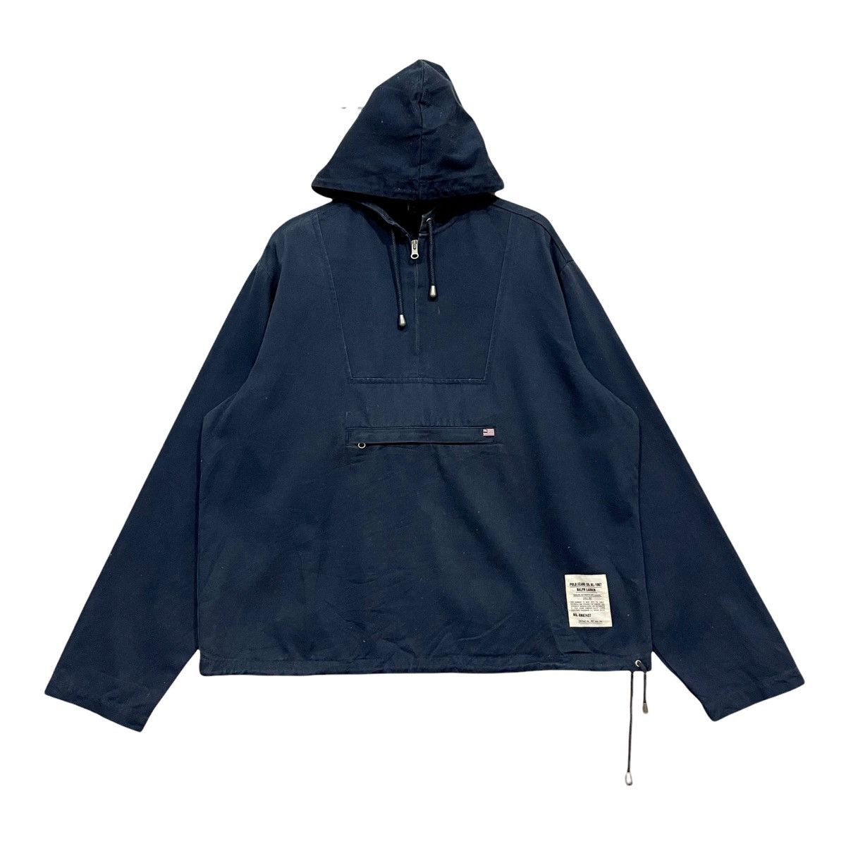 Polo Ralph Lauren Vintage!! Polo Jeans Co Ralph Lauren Anorak Hoodie Size US L / EU 52-54 / 3 - 1 Thumbnail
