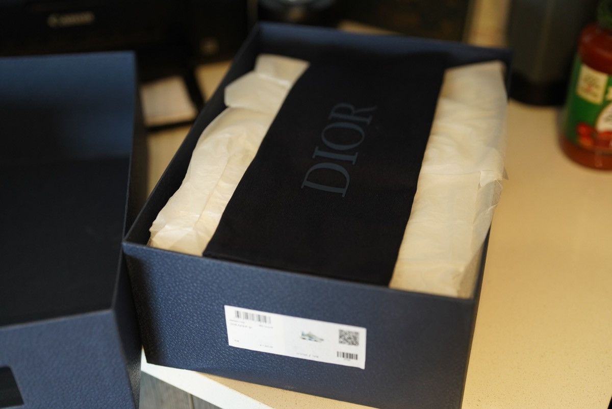 Dior Dior B22 White Blue Size US 12 / EU 45 - 23 Thumbnail