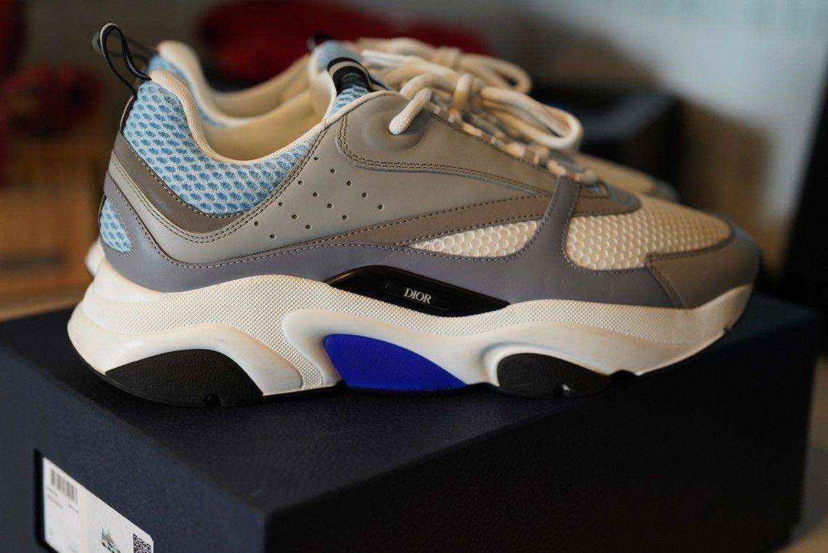 Dior Dior B22 White Blue Size US 12 / EU 45 - 14 Thumbnail