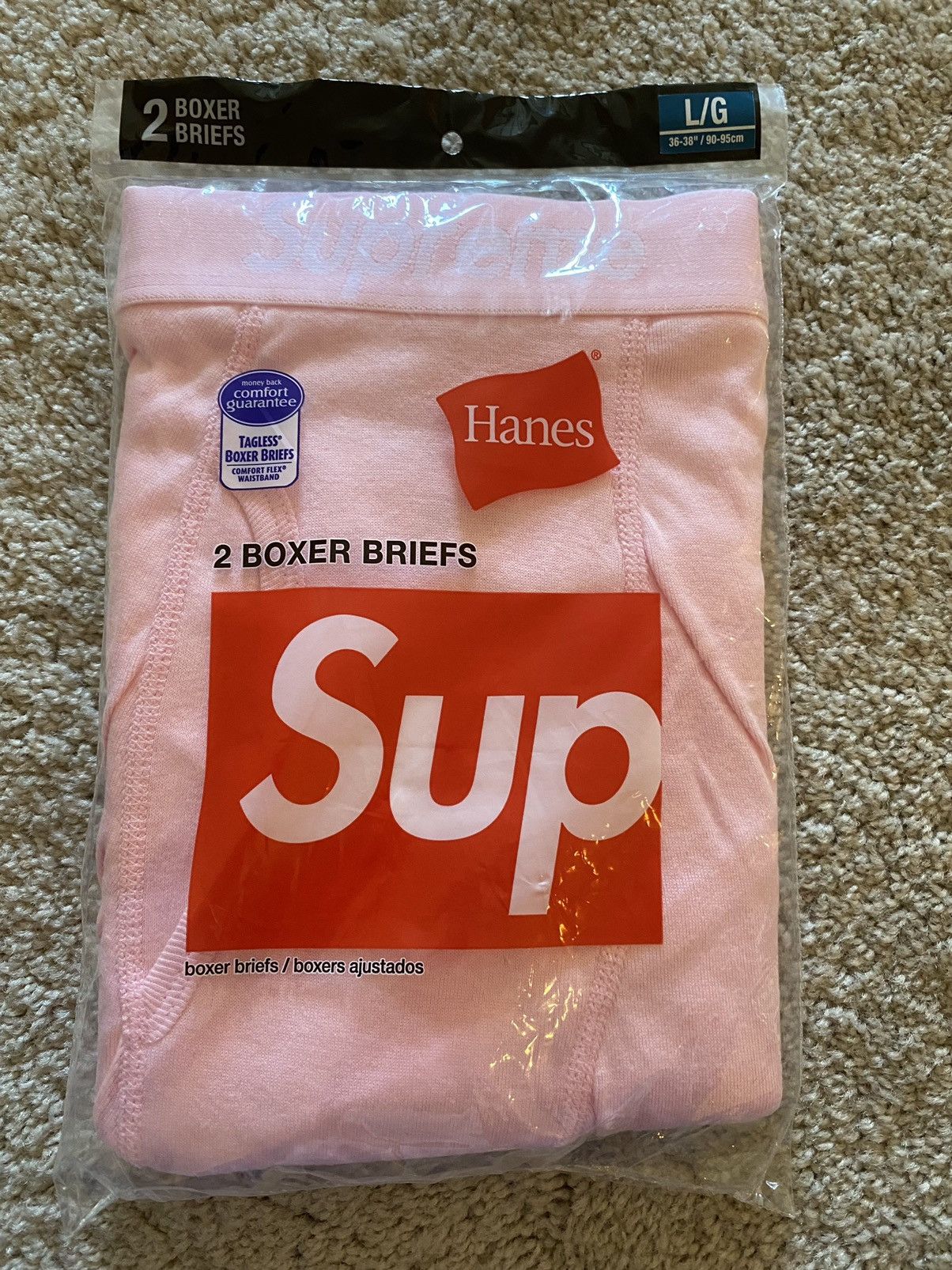Supreme Pink Boxers | Grailed