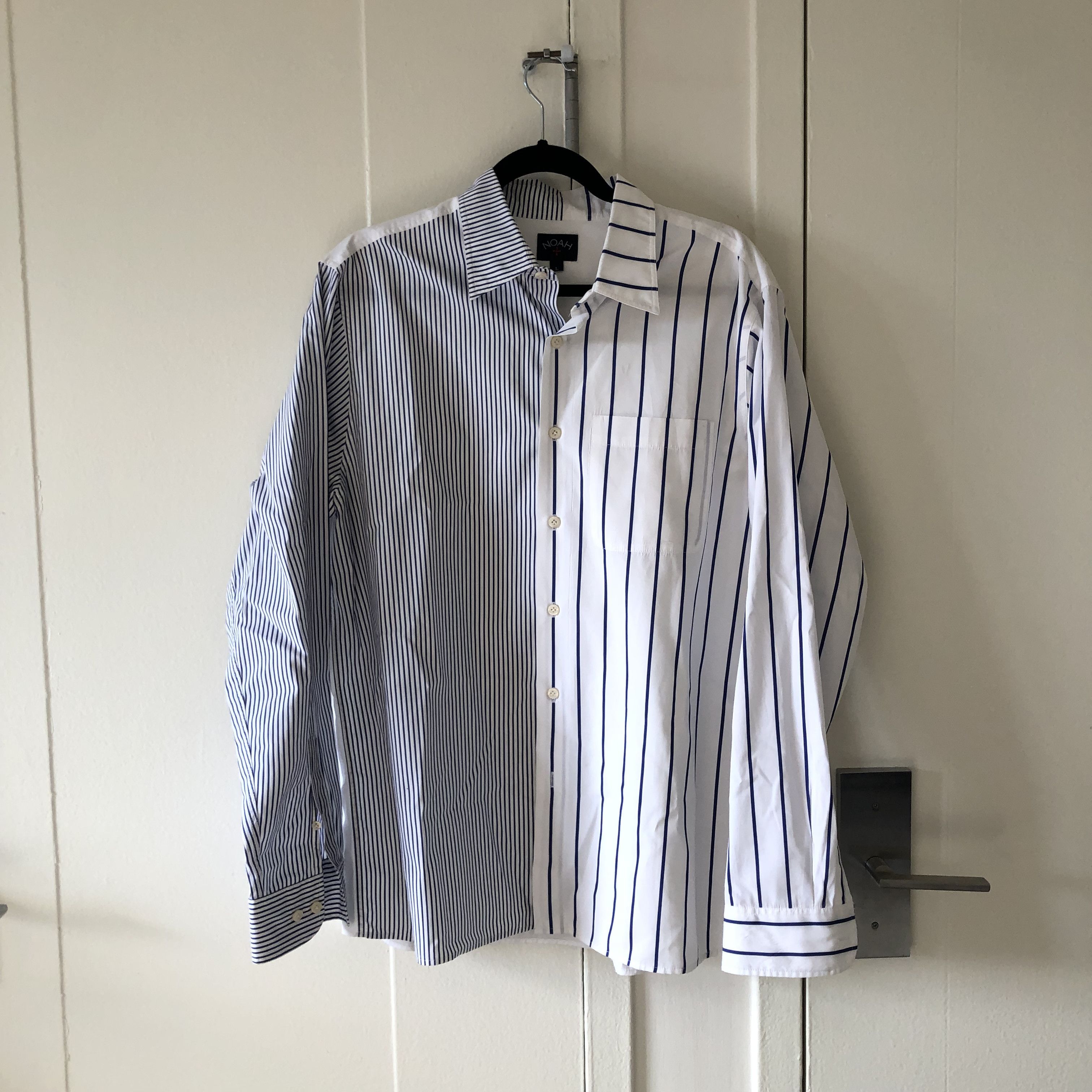 Noah Noah Multi Stripe Button Up Shirt Size US L / EU 52-54 / 3 - 1 Thumbnail