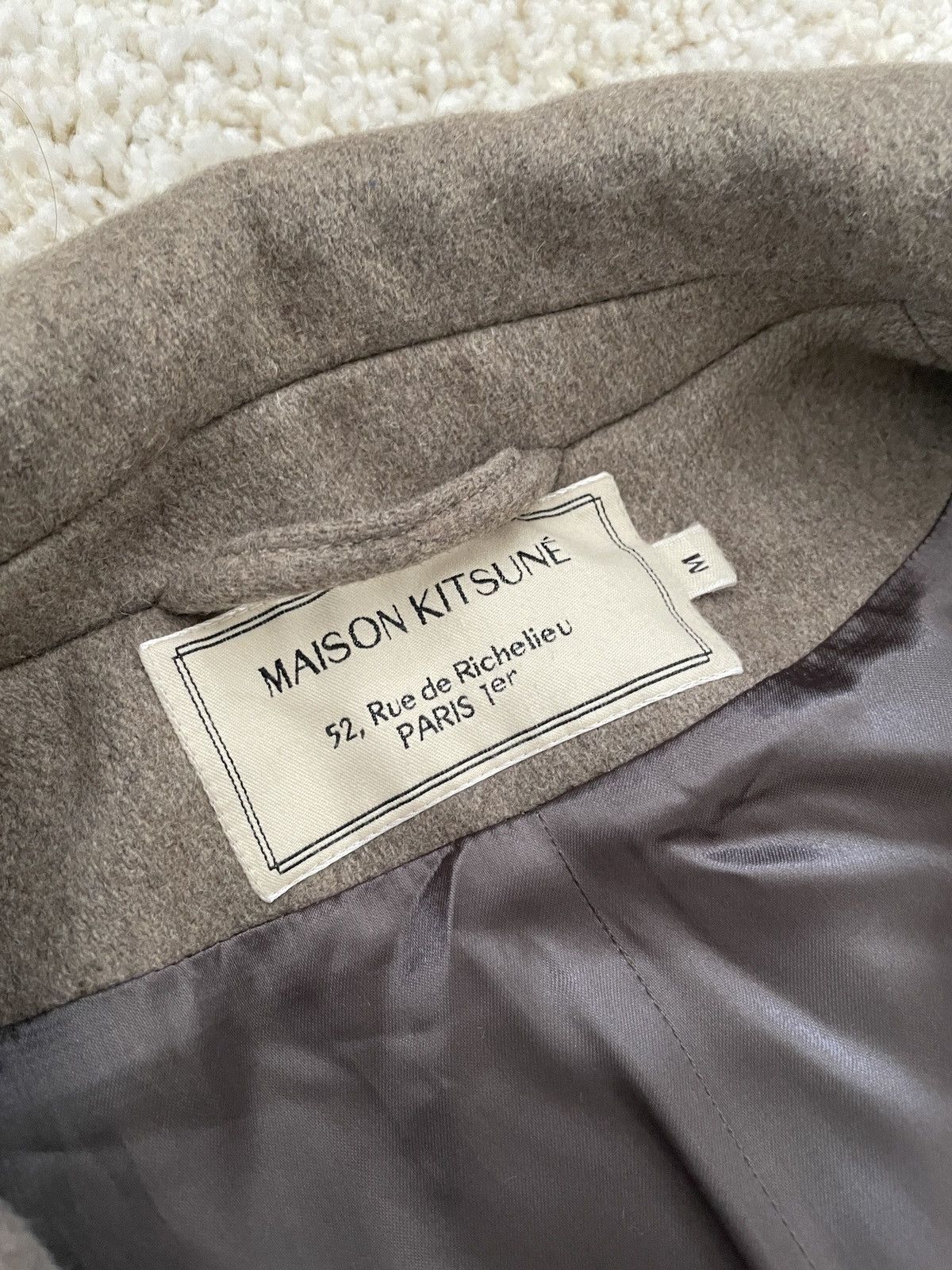 Maison Kitsune Oversized Wrap Over Coat Size US M / EU 48-50 / 2 - 2 Thumbnail