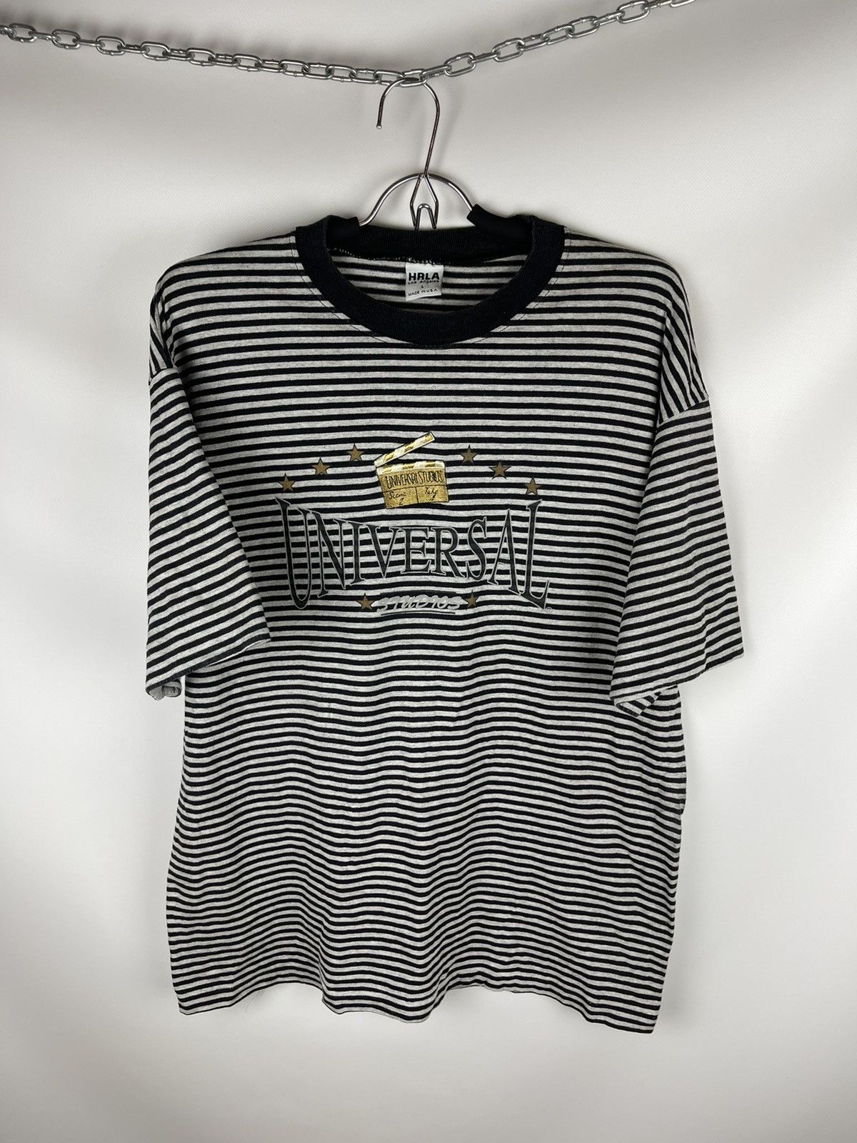 Universal Studios HRLA Los Angeles Universal Studios big logo embroidered tee Size US L / EU 52-54 / 3 - 1 Thumbnail