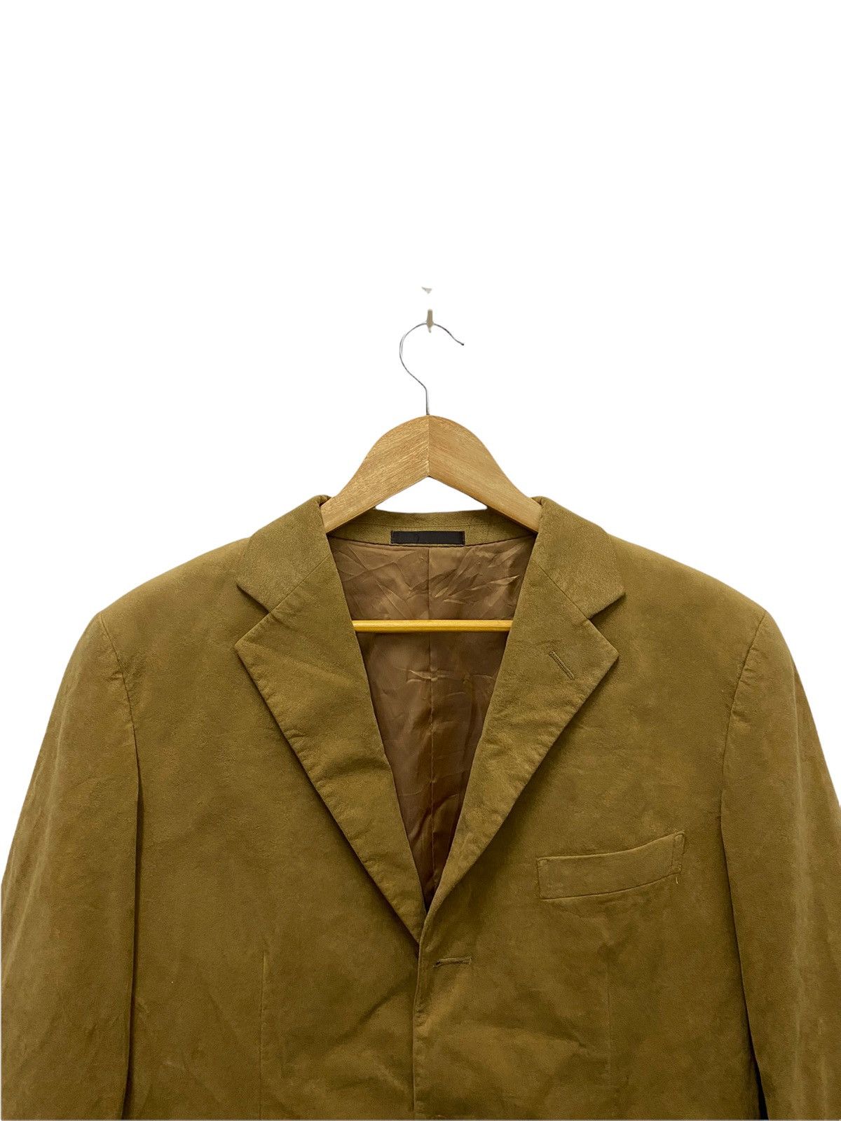 Burberry Burberry Gold Velvet Coat Size US L / EU 52-54 / 3 - 5 Thumbnail