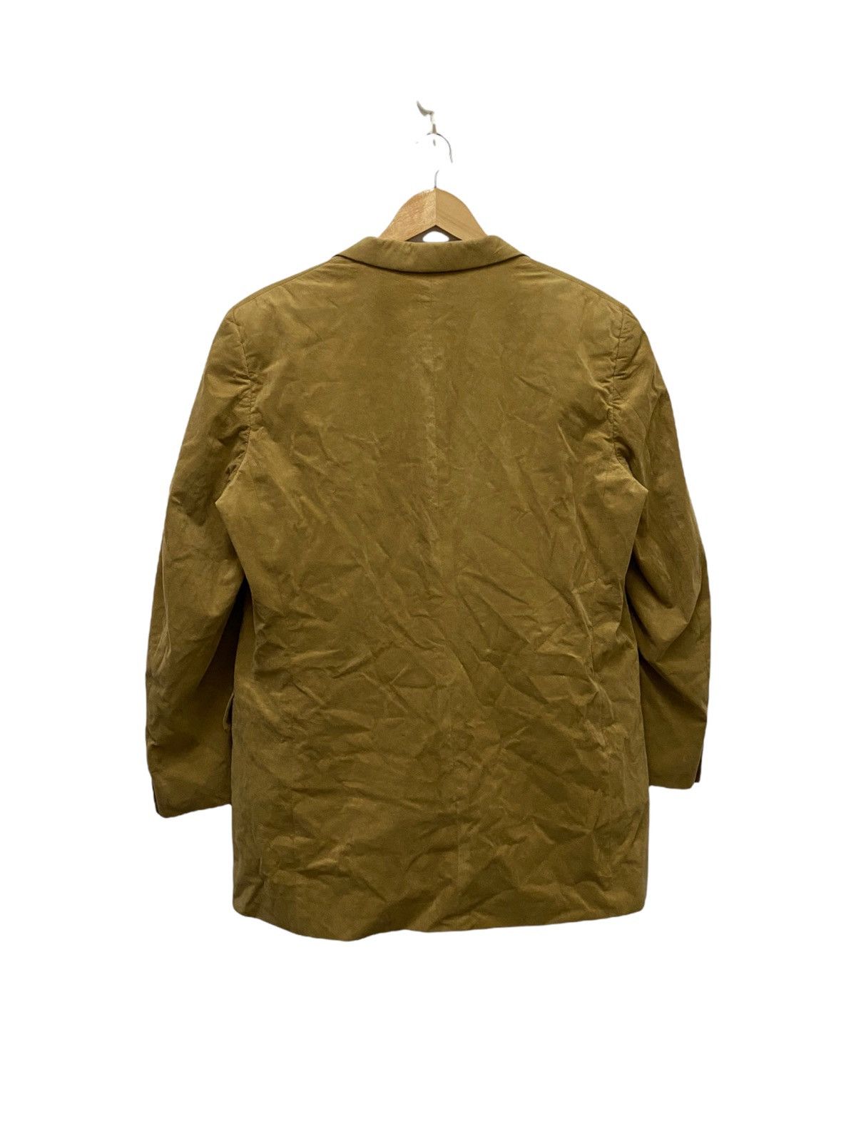 Burberry Burberry Gold Velvet Coat Size US L / EU 52-54 / 3 - 2 Thumbnail