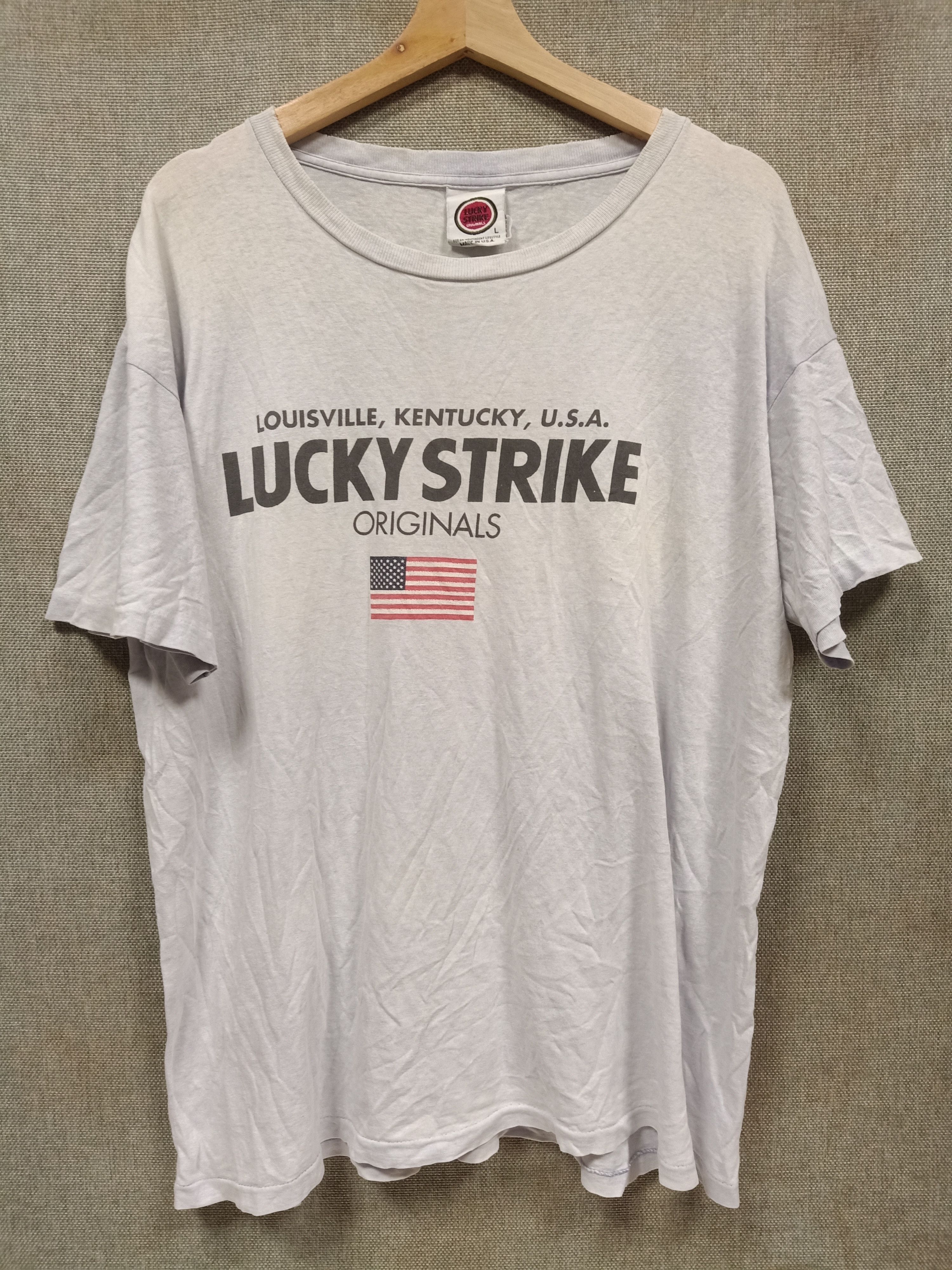 Vintage Rare ! Vintage Lucky Strike Louisville Usa Sweatshirt