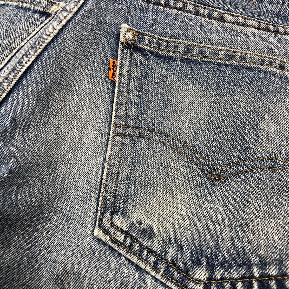 Levi's Vintage 80s Levi’s Denim Jeans Made in USA Orange tab Size US 31 - 18 Thumbnail