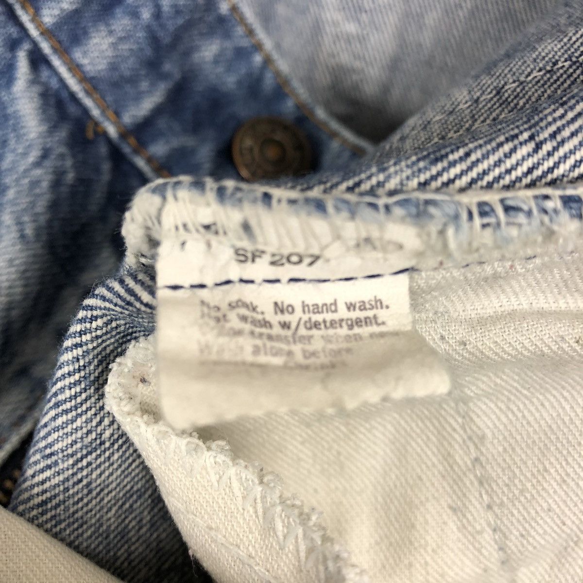 Levi's Vintage 80s Levi’s Denim Jeans Made in USA Orange tab Size US 31 - 9 Thumbnail
