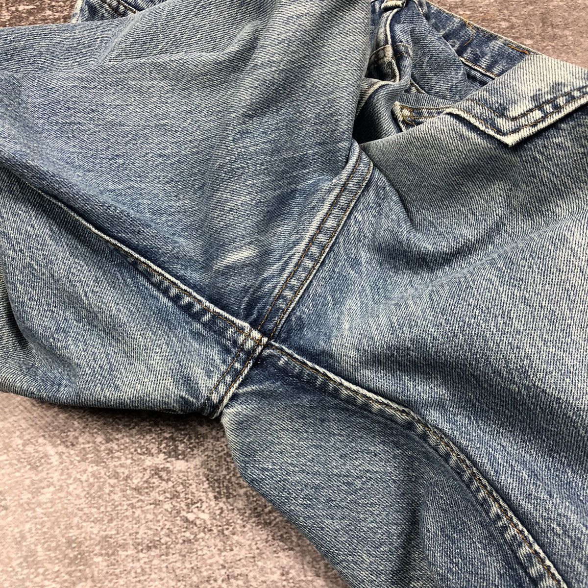 Levi's Vintage 80s Levi’s Denim Jeans Made in USA Orange tab Size US 31 - 19 Thumbnail