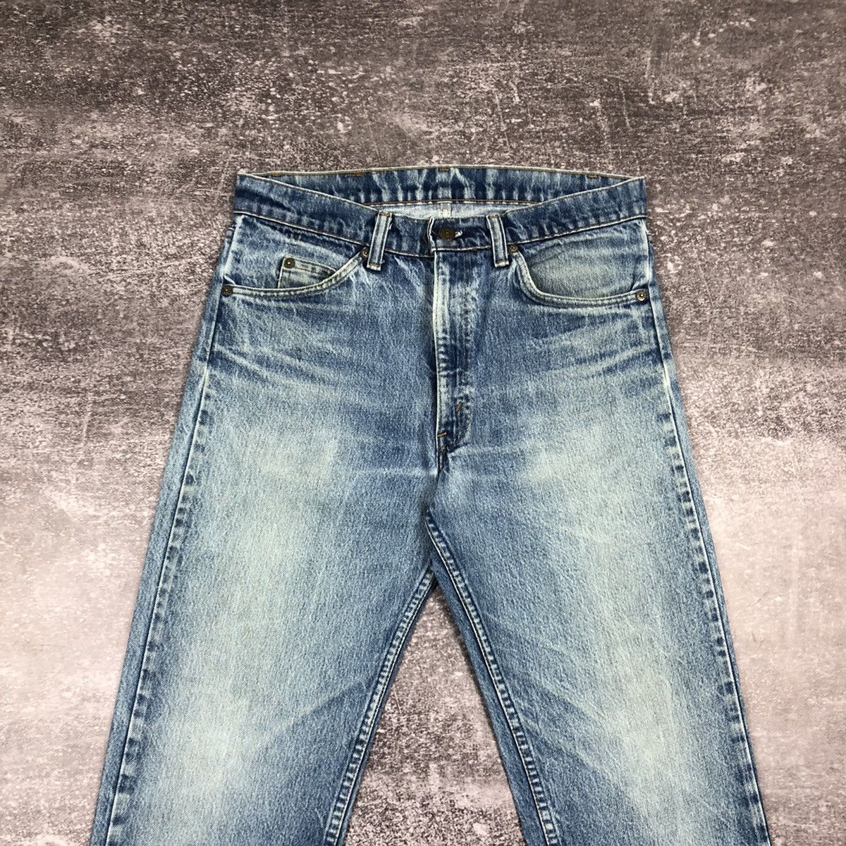 Levi's Vintage 80s Levi’s Denim Jeans Made in USA Orange tab Size US 31 - 2 Thumbnail