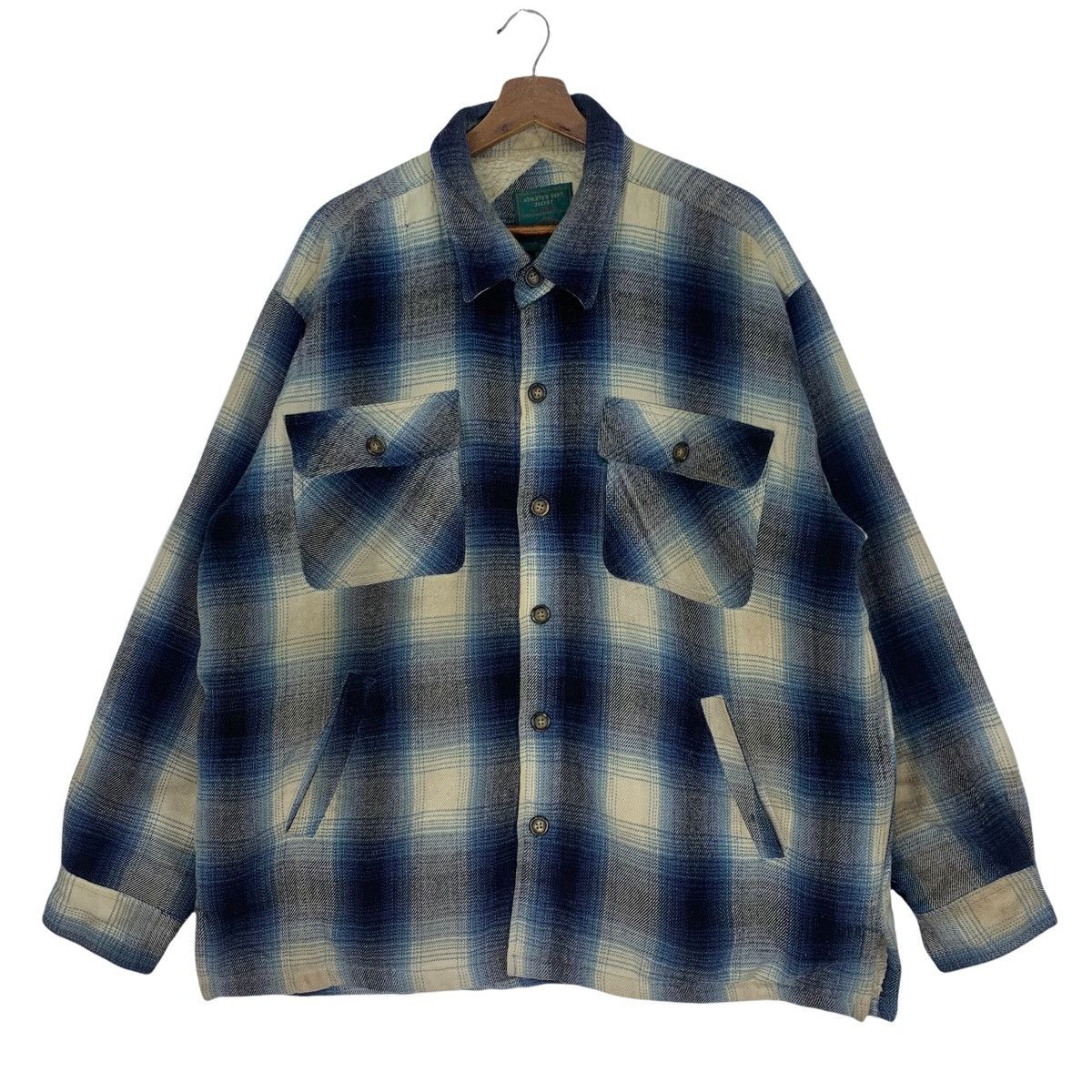 Flannel Bayleaf Flannel Athletic Jacket Size US L / EU 52-54 / 3 - 1 Thumbnail