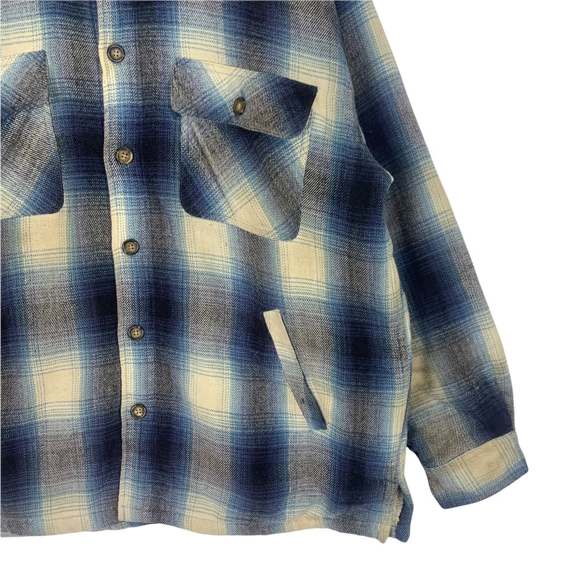 Flannel Bayleaf Flannel Athletic Jacket Size US L / EU 52-54 / 3 - 3 Thumbnail