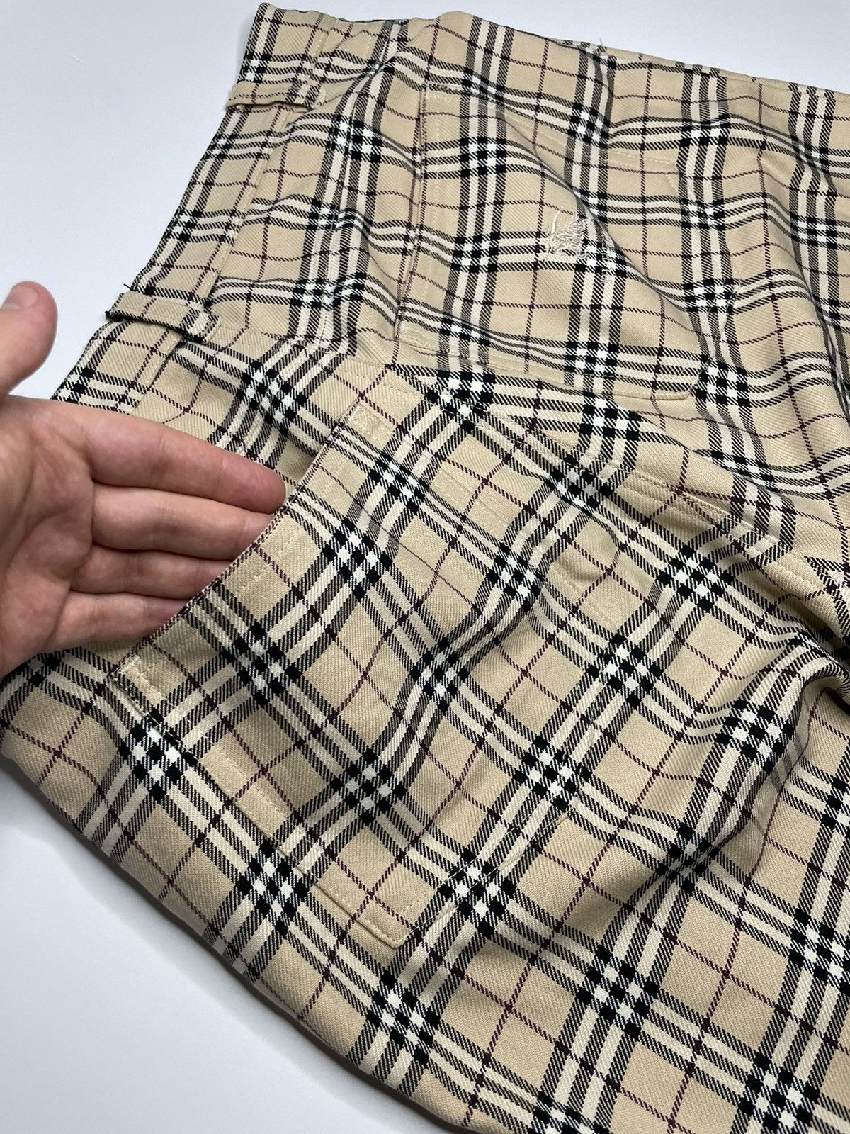 Burberry Vintage Burberry Nova Check Casual Pants 31x32 Size US 31 - 6 Thumbnail