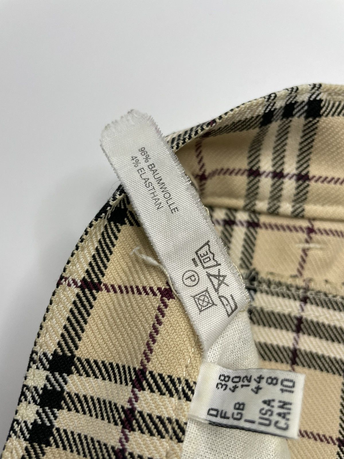 Burberry Vintage Burberry Nova Check Casual Pants 31x32 Size US 31 - 11 Thumbnail